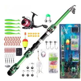 1.8M Portable Telescopic Carp Fishing Rod Set