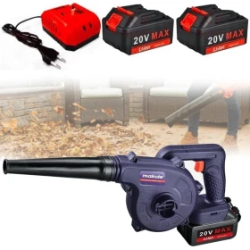 Cordless Blower 20V 2 Batteries and a charger - Makute