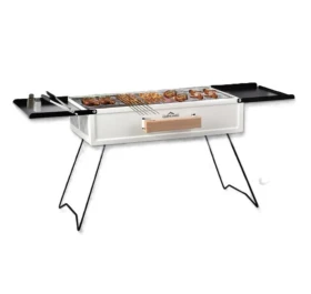 Foldable Outdoor Camping BBQ Stand - Portable and Versatile Grill Station for BBQ, Camping and Parties