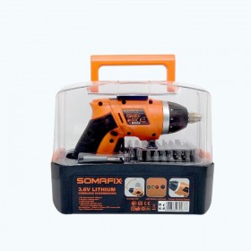 3.6V Cordless Screwdriver + 55pcs Accessories - SFX8428