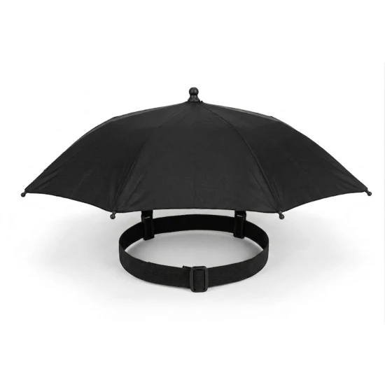 Foldable Head Umbrella – Hands-Free Sun & Rain Protection