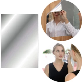 مرآة الحائط المرنة ذاتية اللصق