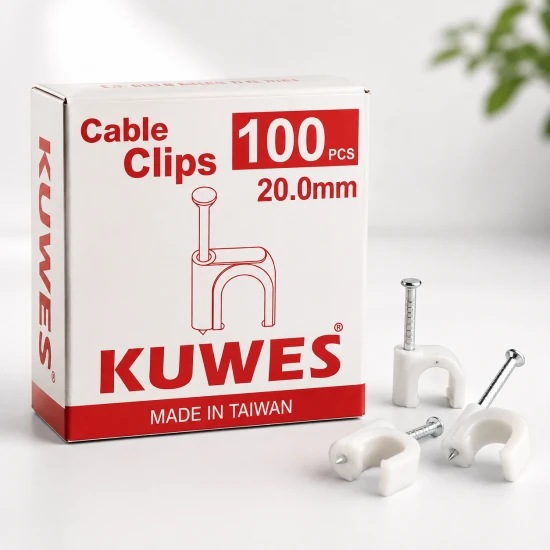 Wire Clip with nail 20mm