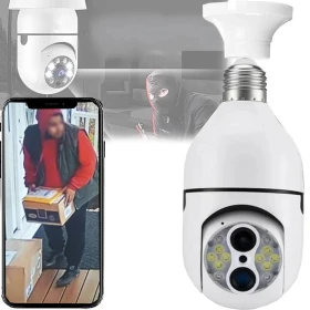 Wireless Wifi 360 Degree Bulb Camera - Crony
