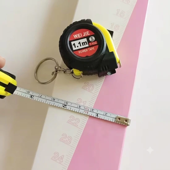 1 Meter Mini Measuring Tape Keychain