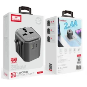 شاحن سفر 2500 واط USB+Type C 2.4A