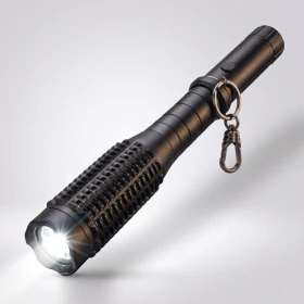Electric Stun Baton with Powerful LED Flashlight – Model YC-1109