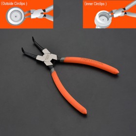 Internal Bent Jaw Professional Circlip Pliers Harden