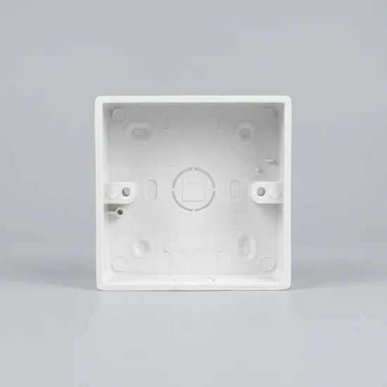 Heavy-Duty Plastic Surface Back Box for Single Switches & Sockets (Model 86-45)