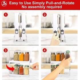 Lakesides Spice Rack Organizer
